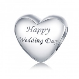 Talisman argint Happy Wedding Day